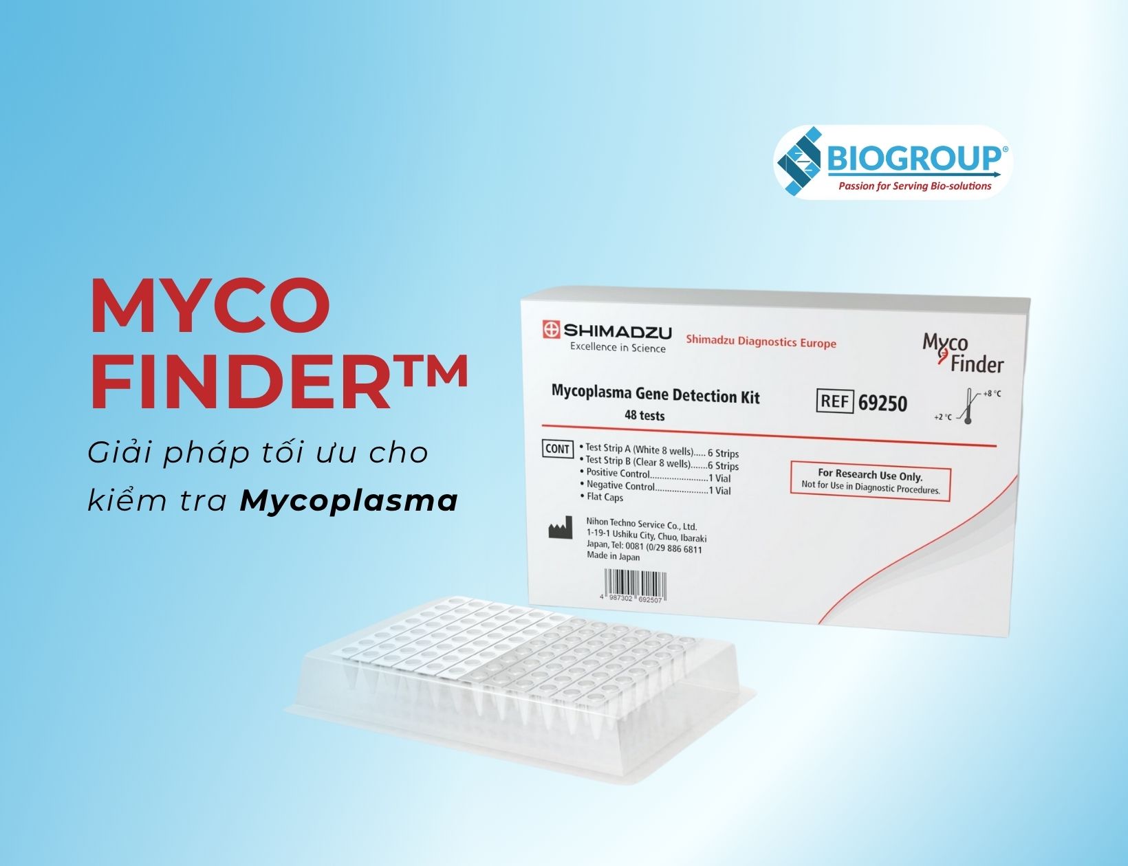 Shimadzu Diagnostic - Đối tác tin cậy trong chẩn đoán kiểm nghiệm Mycoplasma